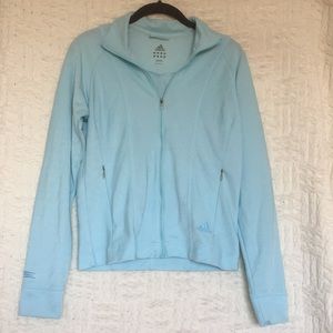 Adidas Light Blue Jacket Size Small